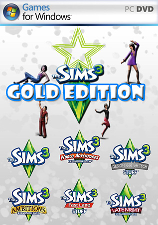 The Sims 3 Gold Edition 13 in 1 (2012/RePack Fenixx/RU)
