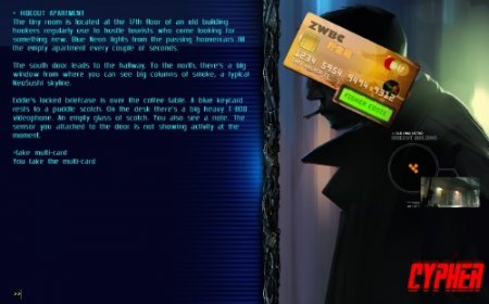 CYPHER: Cyberpunk Text Adventure (2012/ENG)