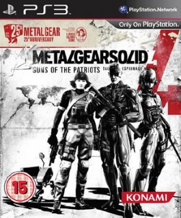 Metal Gear Solid 4: Guns of the Patriots. 25th Anniversary Edition (2012/EUR/ENG/PS3)